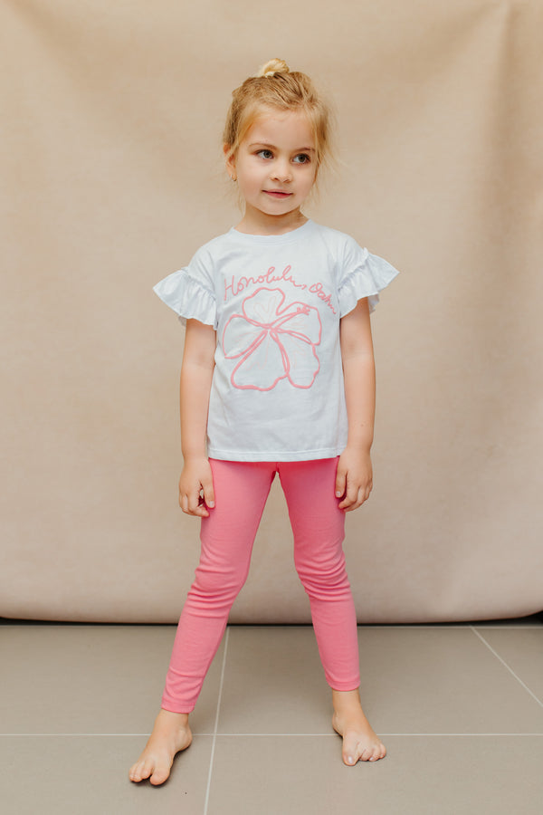 Honolulu Girl's Leggings Set