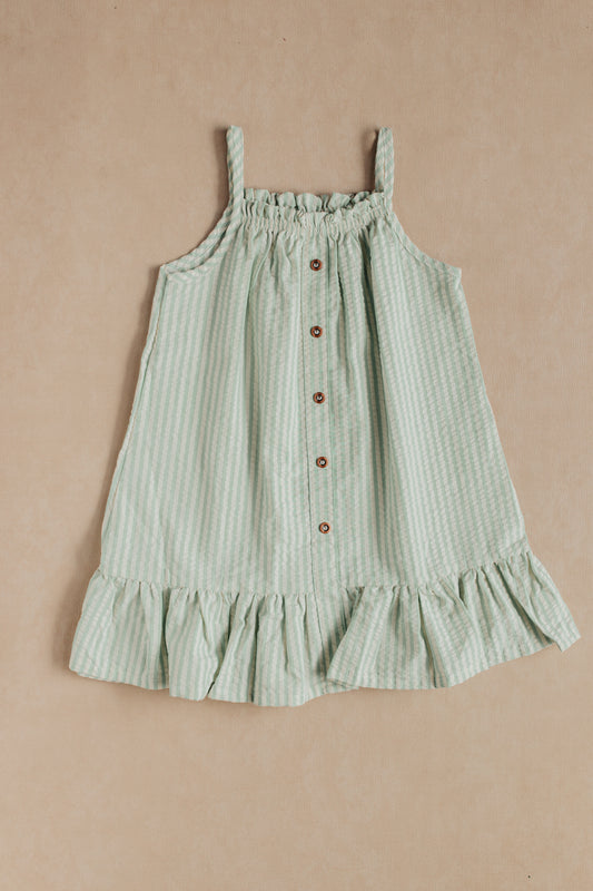 Vestido Niña Aceituna