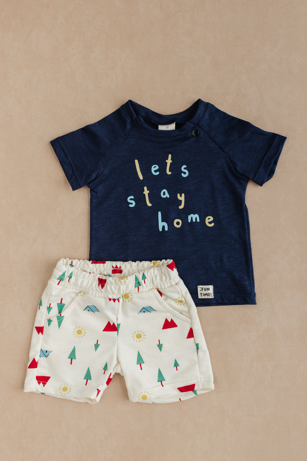 Pinitos Baby Boy Bermuda Set