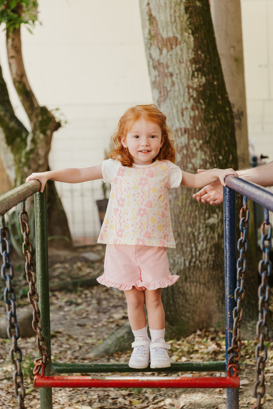 @CONJUNTO SHORT NIÑA BEBE BOLERITO