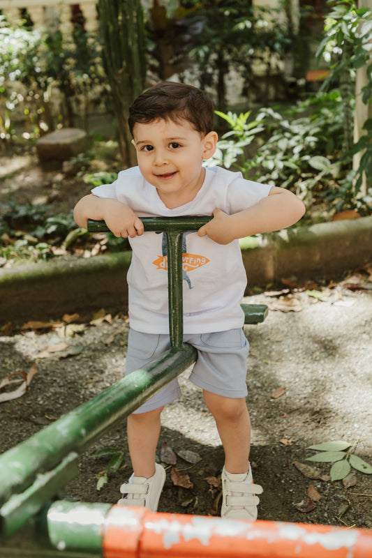 @Conjunto Bermuda Niño BB perro surfer