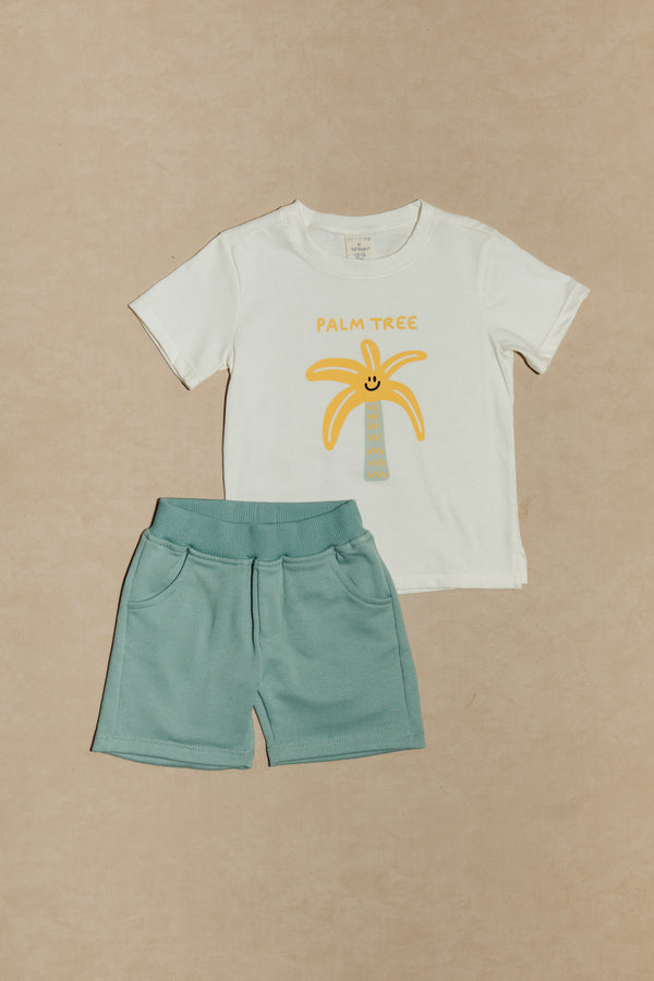 Conjunto Bermuda Niño BB Palmera