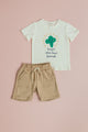 Conjunto Bermuda Bebé Niño BROCOLI