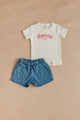 Conjunto Short Niña Bebé TROPICOOL