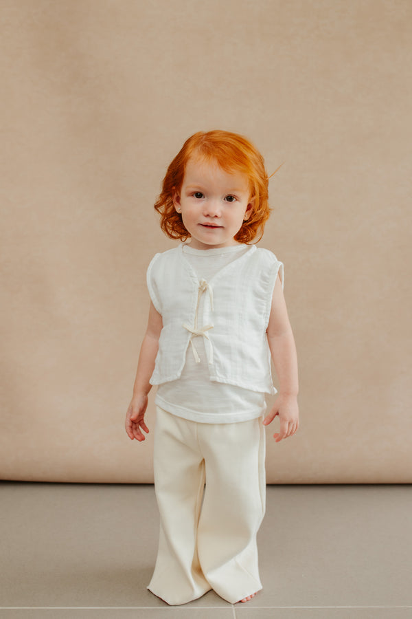 CONJUNTO PANTALON EN RIB NIÑA BEBE