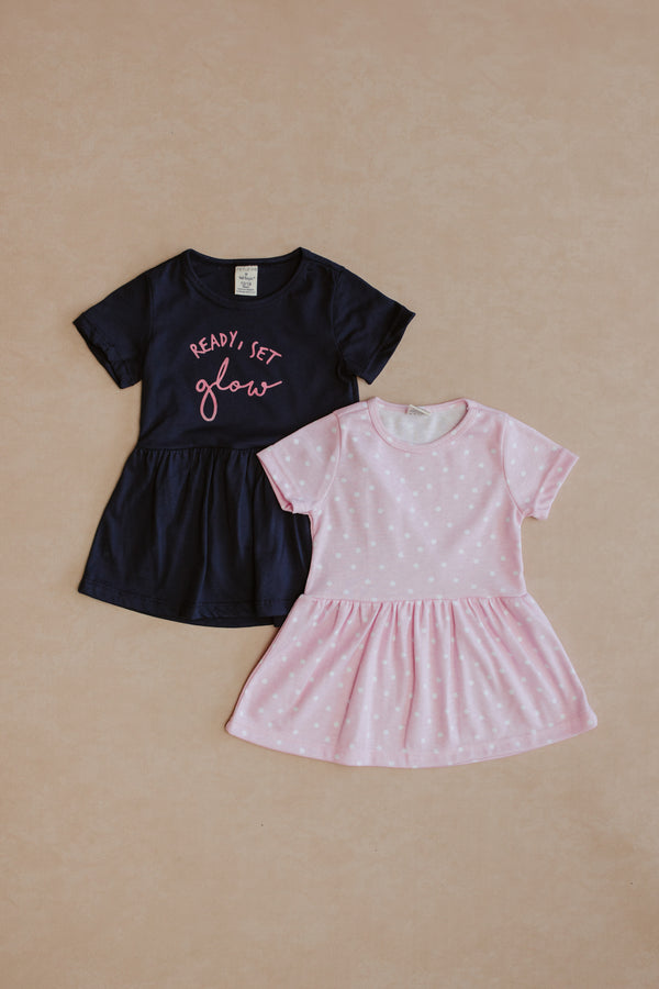 Pack x2 Baby Girl Dresses GLOW