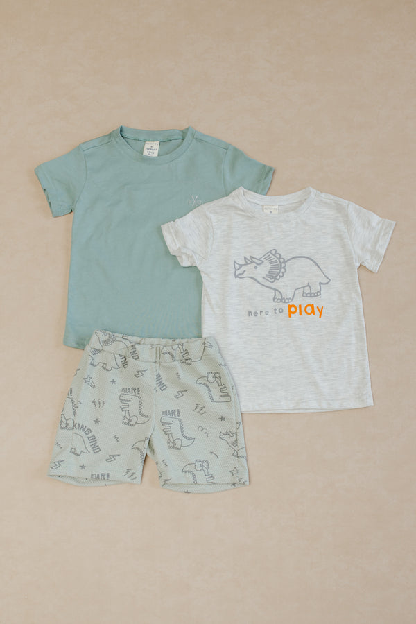 Pack x3 Baby Boy DINOS