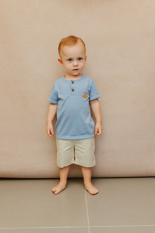 @CONJUNTO BERMUDA PLANA NIÑO BEBE