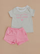 Conjunto Short Niña Bebe