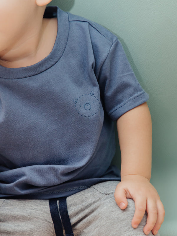 Basic Baby Boy T-Shirt with Bear