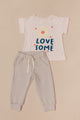 Conjunto Jogger Niña Bebé LOVE SOME