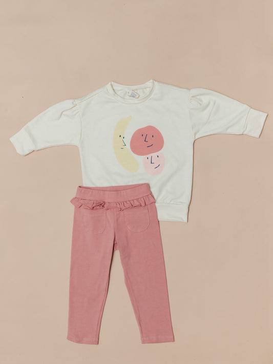 FRUTAL Baby Girl Legging Set