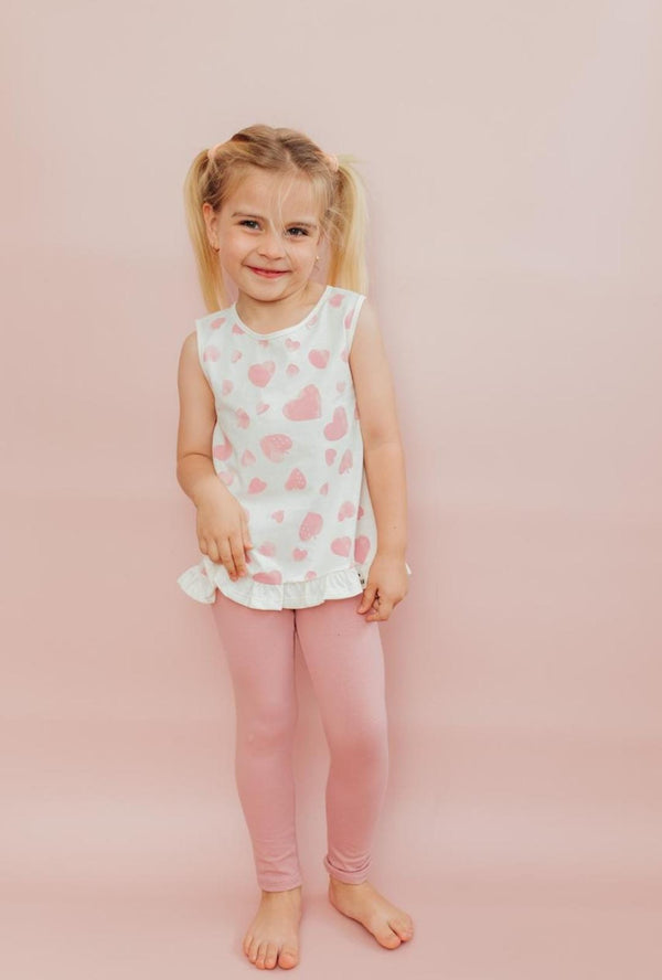 Conjunto corazon niña grande