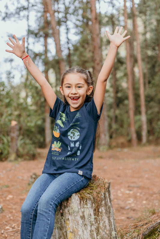 Camiseta [ECO] SIENTE Reciclaje - petit poupee