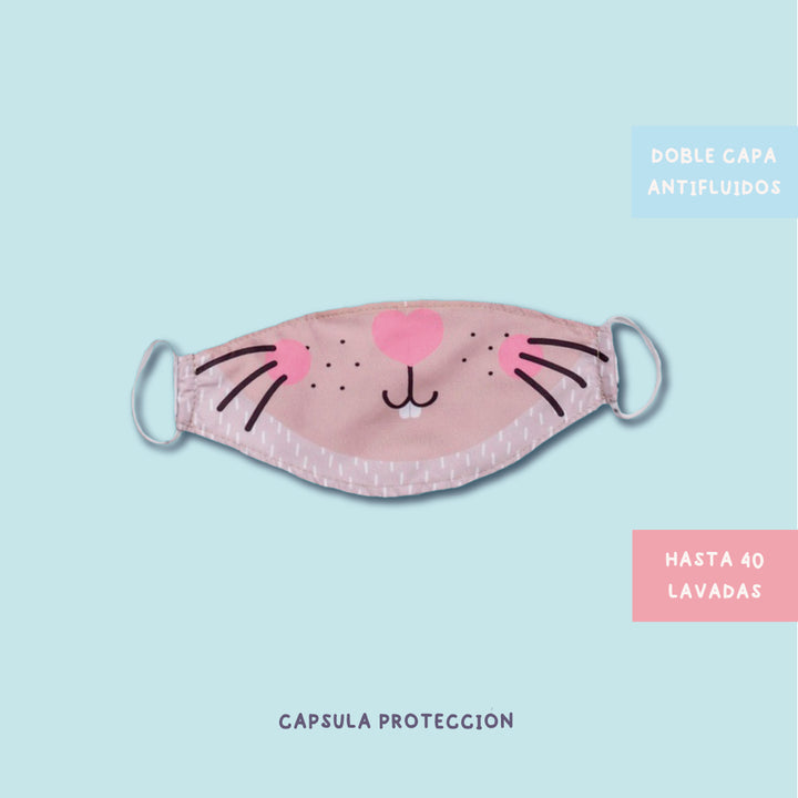 Tapabocas Para Niñas - petit poupee